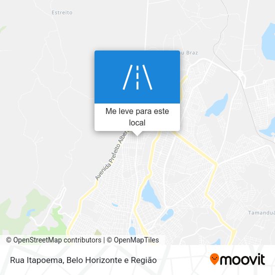 Rua Itapoema mapa
