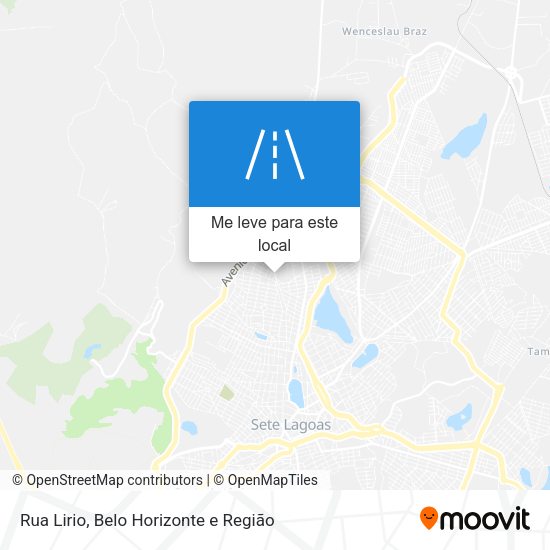 Rua Lirio mapa