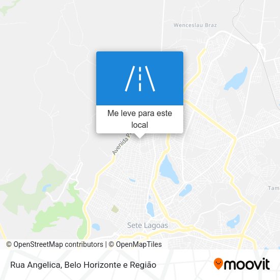 Rua Angelica mapa