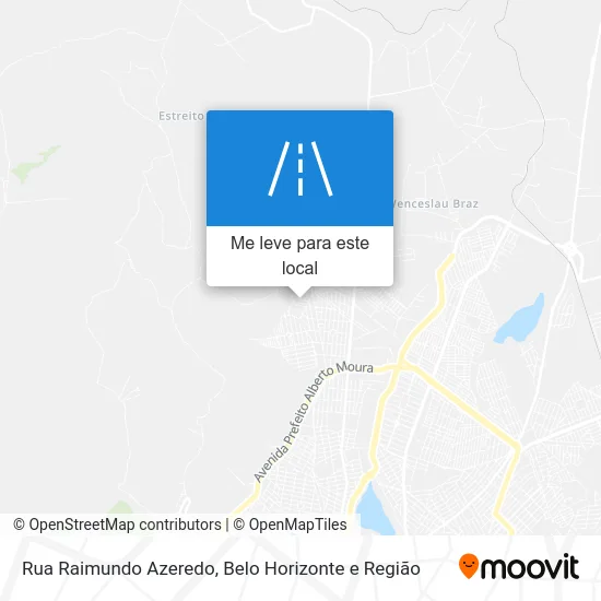 Rua Raimundo Azeredo mapa