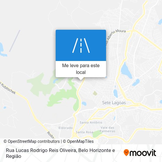 Rua Lucas Rodrigo Reis Oliveira mapa