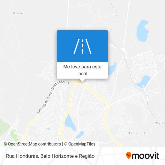 Rua Honduras mapa