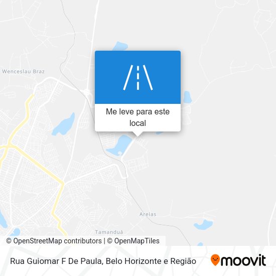 Rua Guiomar F De Paula mapa