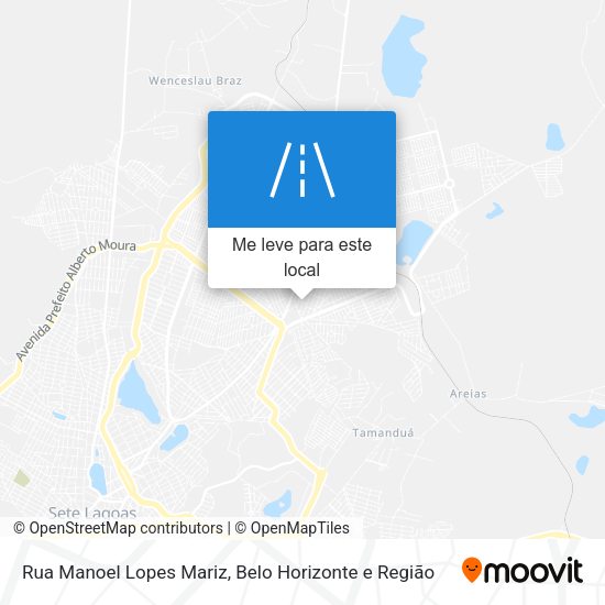 Rua Manoel Lopes Mariz mapa