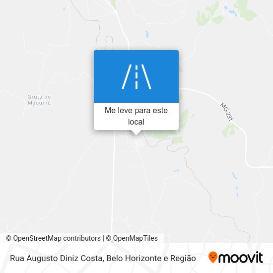 Rua Augusto Diniz Costa mapa