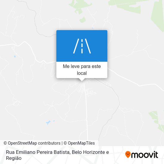 Rua Emiliano Pereira Batista mapa