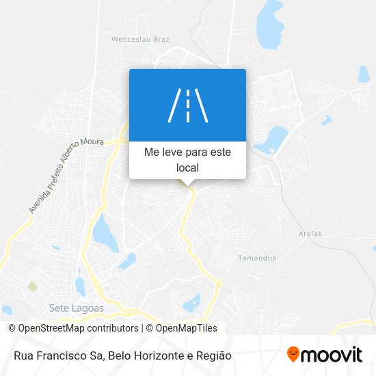 Rua Francisco Sa mapa