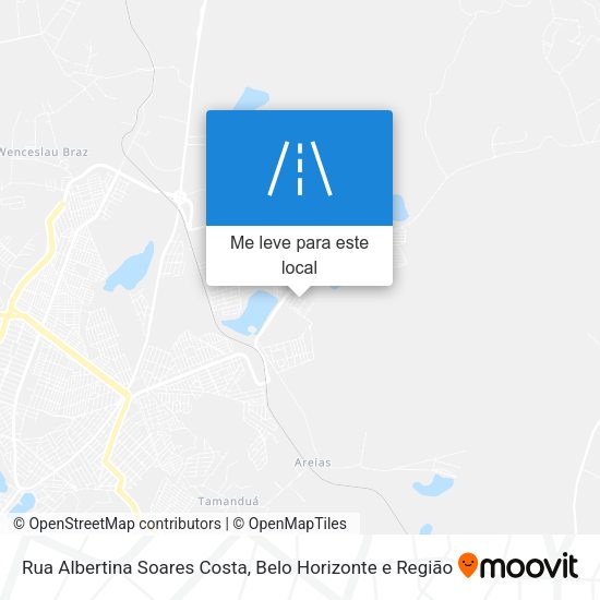 Rua Albertina Soares Costa mapa
