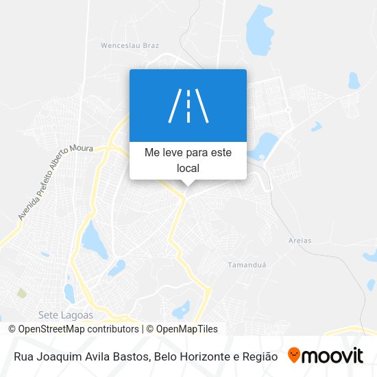 Rua Joaquim Avila Bastos mapa
