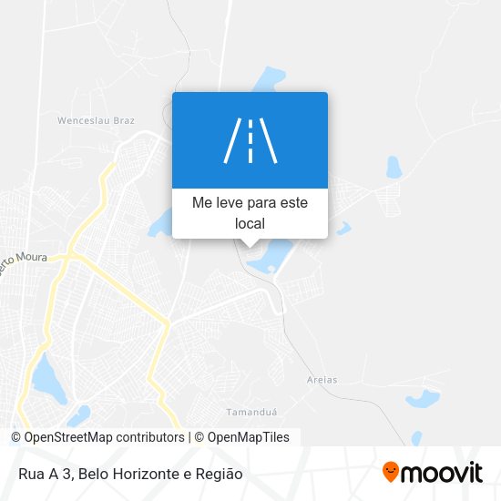 Rua A 3 mapa