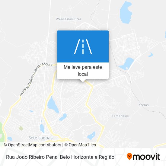 Rua Joao Ribeiro Pena mapa