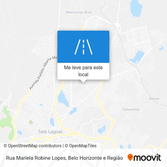 Rua Mariela Robine Lopes mapa