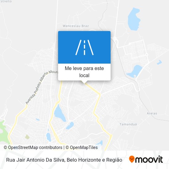 Rua Jair Antonio Da Silva mapa