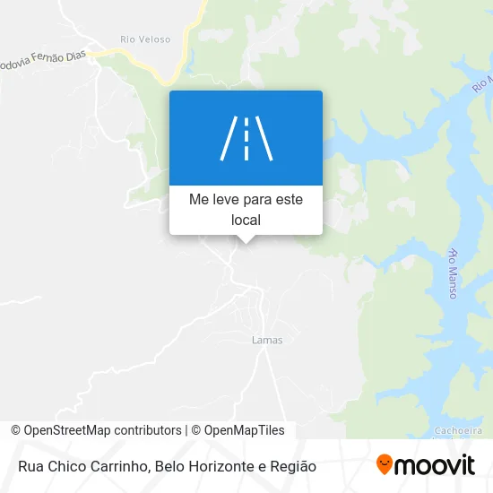 Rua Chico Carrinho mapa