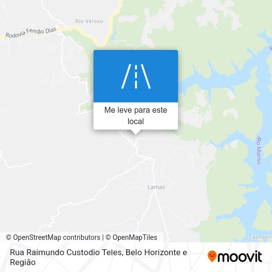 Rua Raimundo Custodio Teles mapa