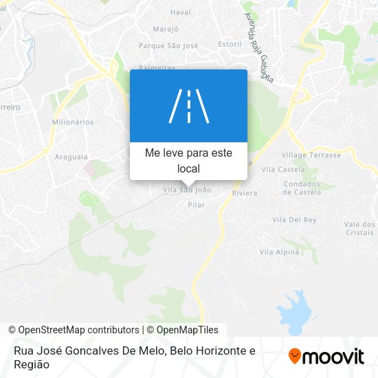 Rua José Goncalves De Melo mapa