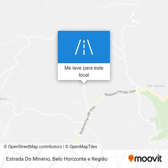 Estrada Do Minério mapa