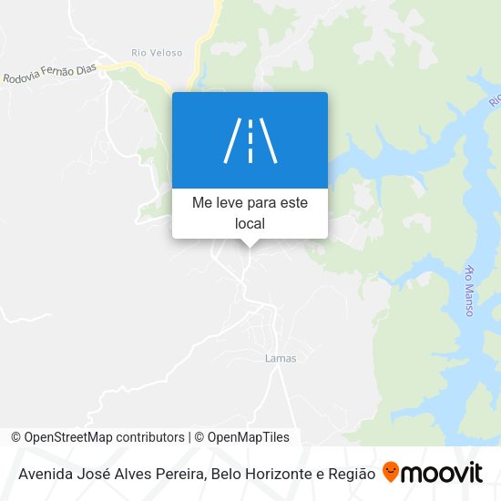 Avenida José Alves Pereira mapa
