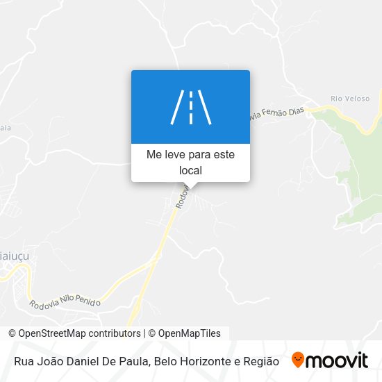 Rua João Daniel De Paula mapa
