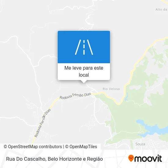 Rua Do Cascalho mapa