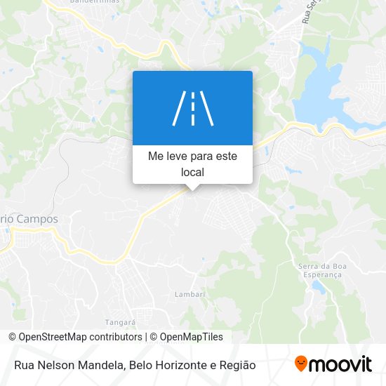 Rua Nelson Mandela mapa