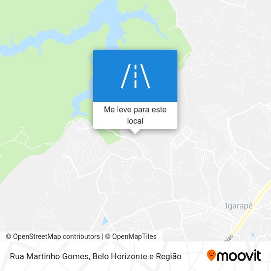 Rua Martinho Gomes mapa