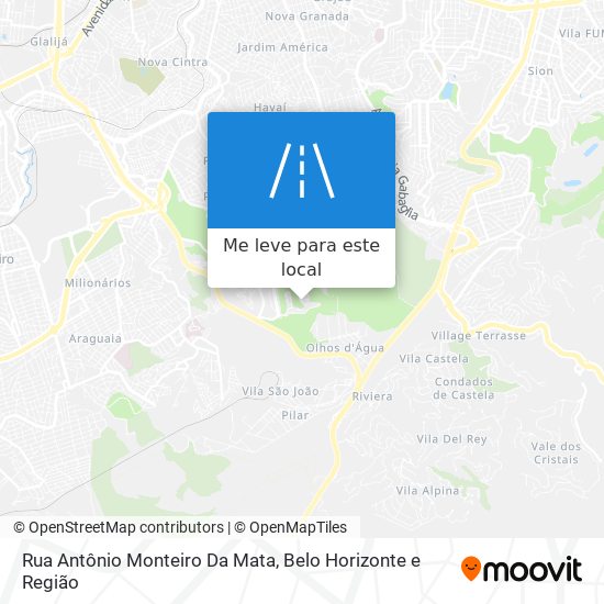 Rua Antônio Monteiro Da Mata mapa