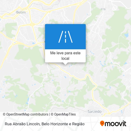 Rua Abraão Lincoln mapa