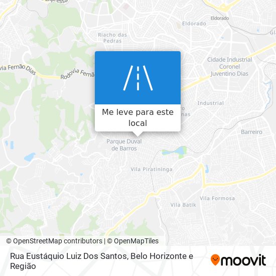 Rua Eustáquio Luiz Dos Santos mapa