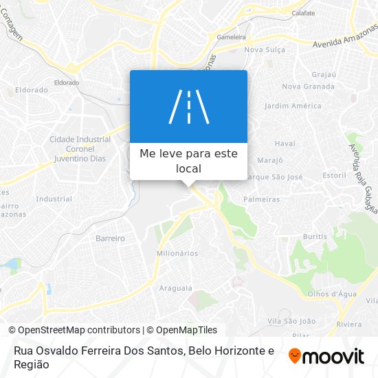 Rua Osvaldo Ferreira Dos Santos mapa