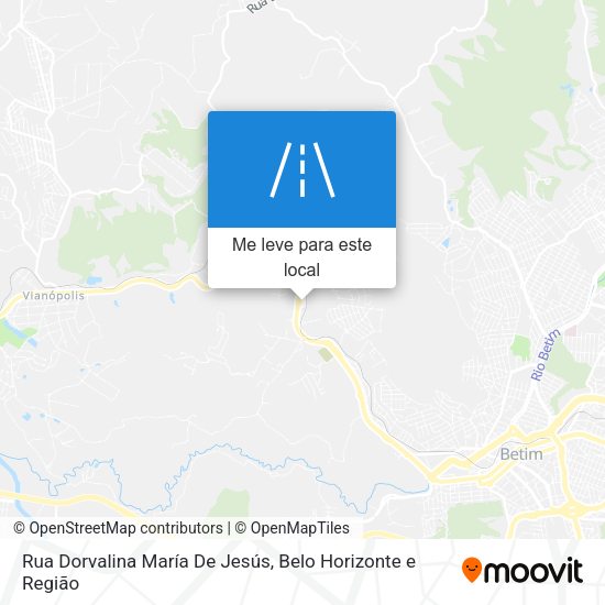 Rua Dorvalina María De Jesús mapa