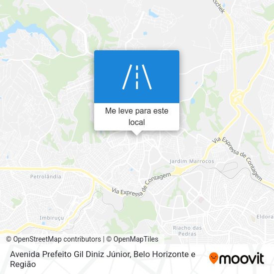 Avenida Prefeito Gil Diniz Júnior mapa