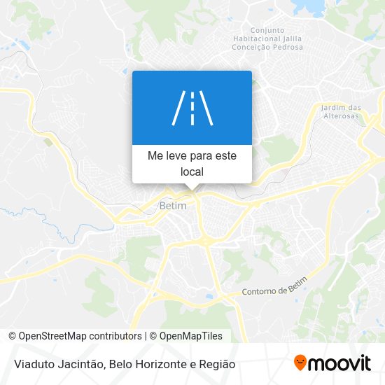 Viaduto Jacintão mapa