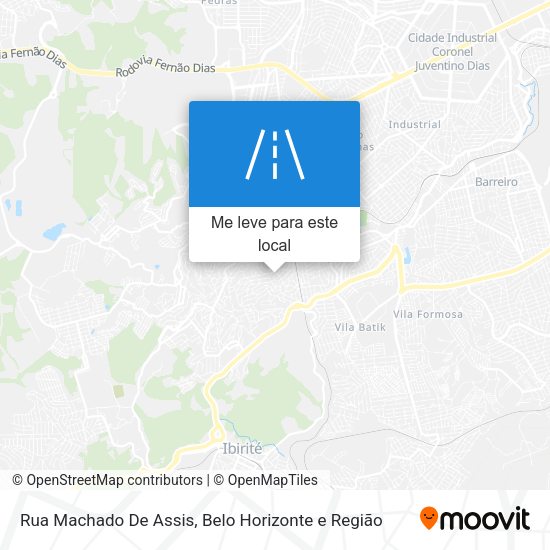 Rua Machado De Assis mapa