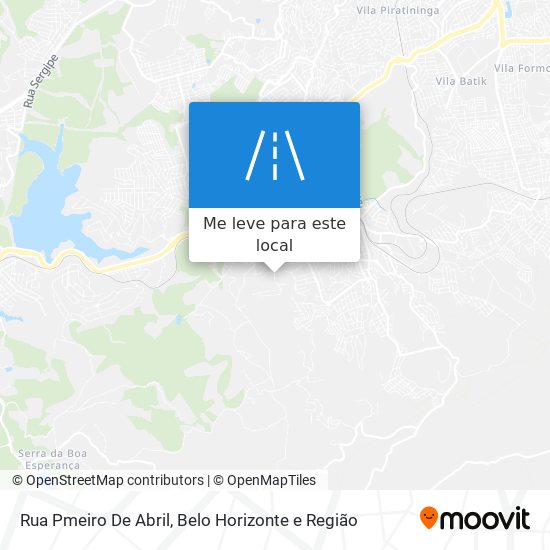 Rua Pmeiro De Abril mapa