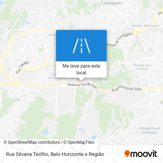 Rua Silvana Teófilo mapa