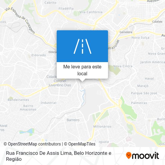 Rua Francisco De Assis Lima mapa