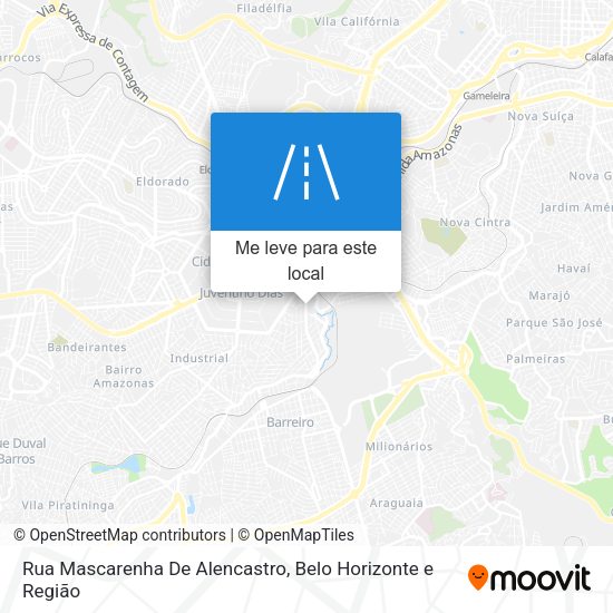 Rua Mascarenha De Alencastro mapa