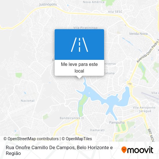 Rua Onofre Camillo De Campos mapa