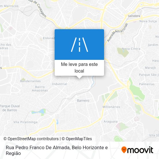 Rua Pedro Franco De Almada mapa