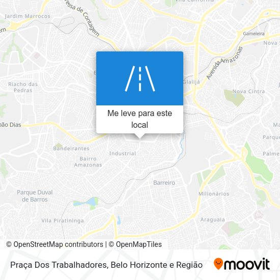 Praça Dos Trabalhadores mapa