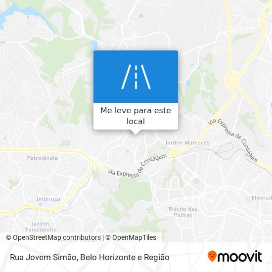 Rua Jovem Simão mapa