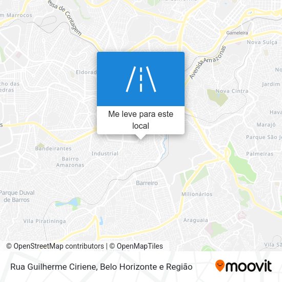 Rua Guilherme Ciriene mapa