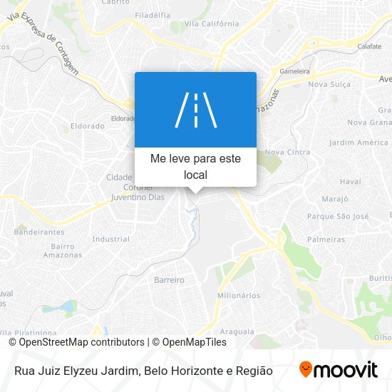 Rua Juiz Elyzeu Jardim mapa