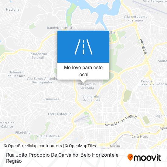 Rua João Procópio De Carvalho mapa