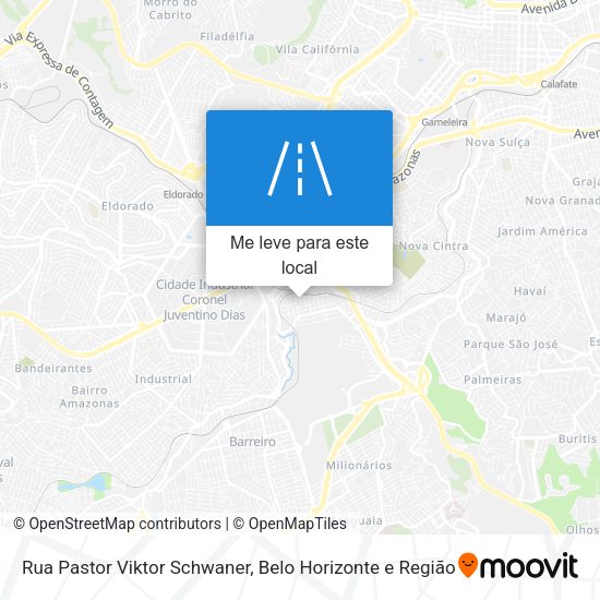 Rua Pastor Viktor Schwaner mapa