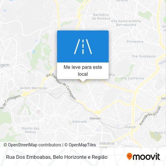 Rua Dos Emboabas mapa