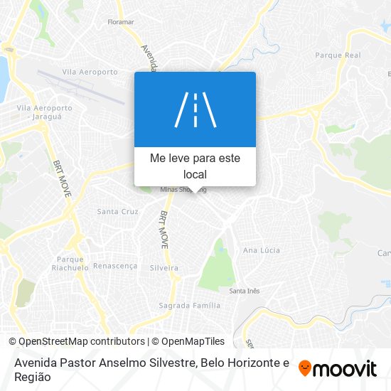 Avenida Pastor Anselmo Silvestre mapa