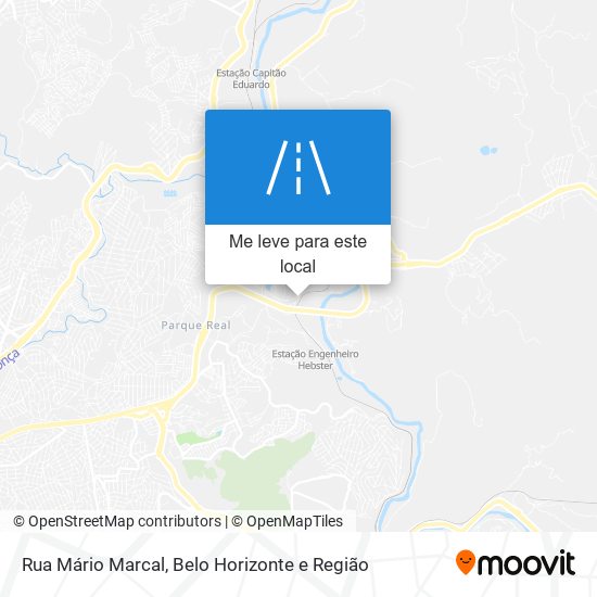 Rua Mário Marcal mapa