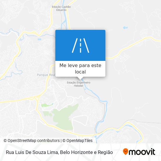 Rua Luis De Souza Lima mapa